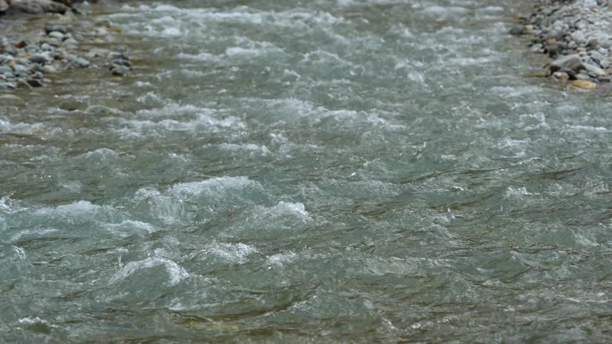 A view of a river flowing