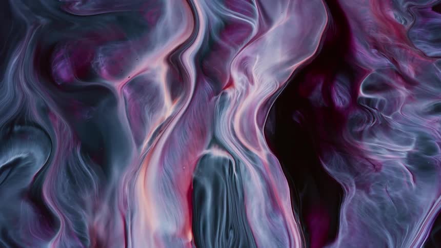 a colorful nebula of paint is expaning