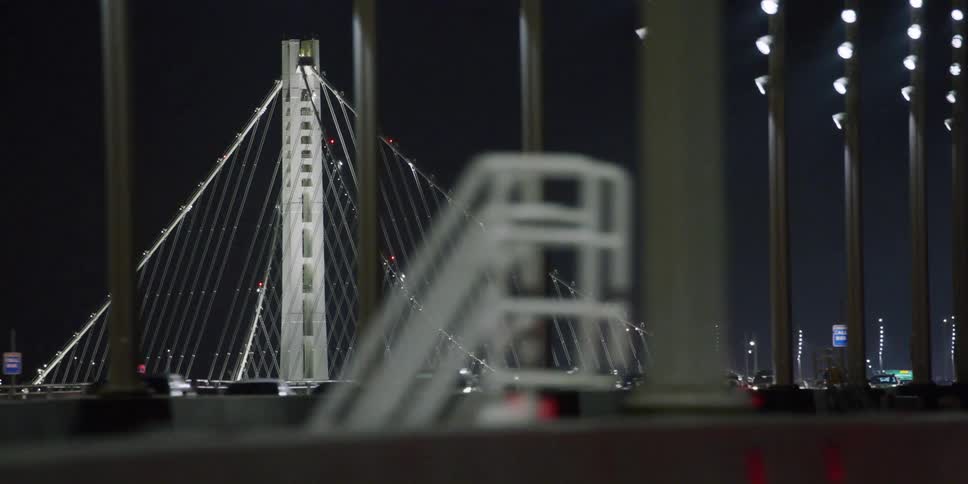 Heavy traffic is on the bridge
