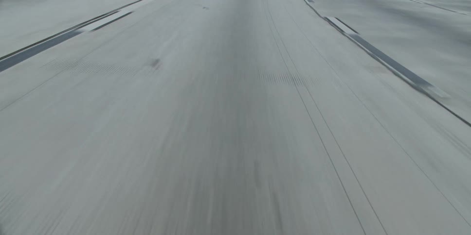 Vehicle drives on highway