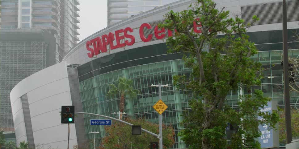 Exterior view of multipurpose arena in the city