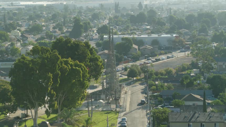 Watts Towers in South Los Angeles in Morning Light