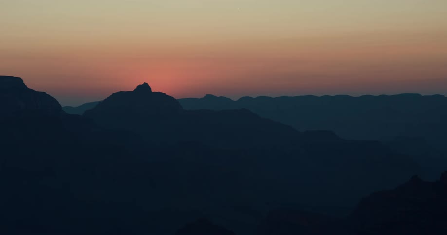The sun is setting in the open horizon