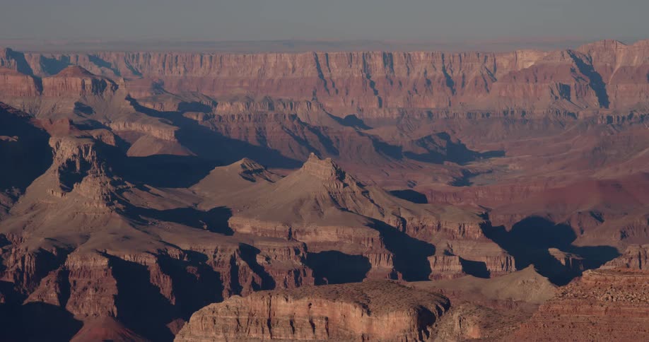 A landscape view of a canyon