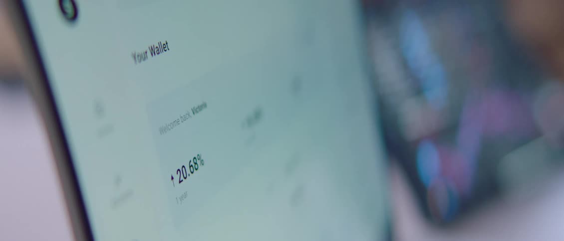 Text on a laptop screen