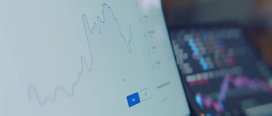 A graph on a computer screen is displayed