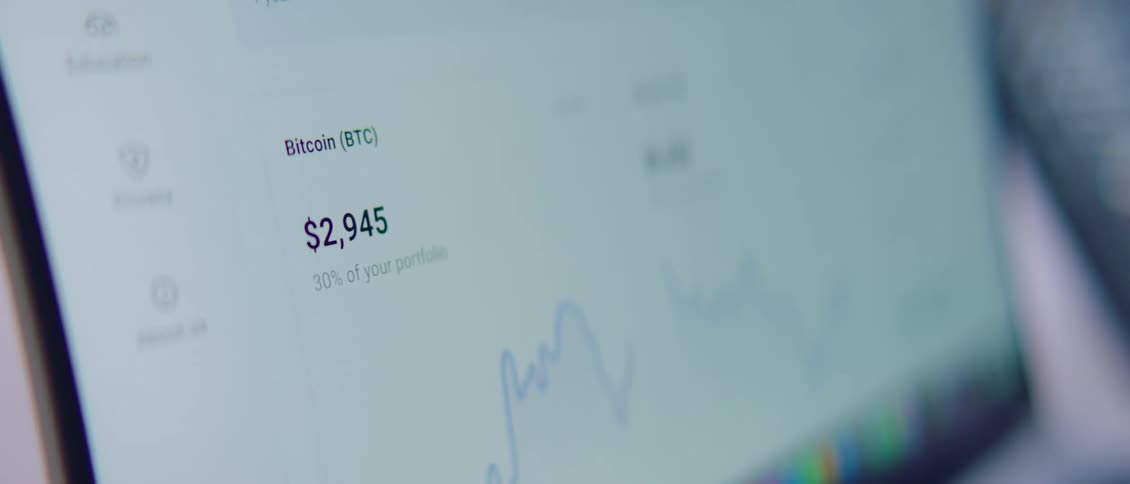 Stocks are being displayed on a computer screen