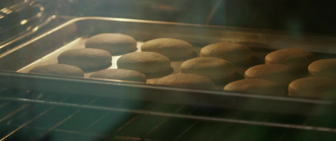Woman Baking Cookies