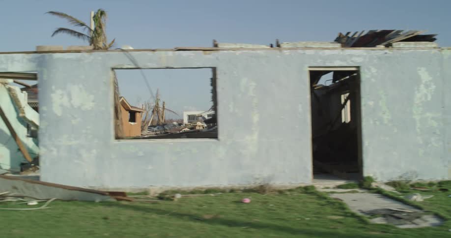 The town was destroyed by a natural disaster
