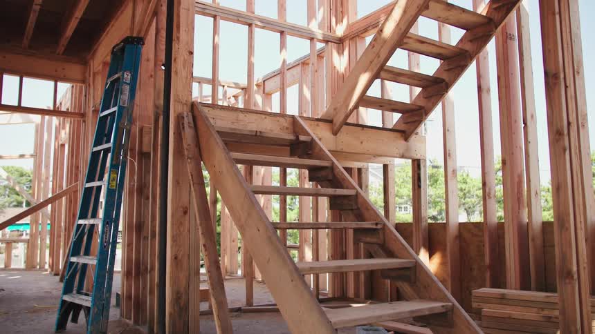 The home frame is set up