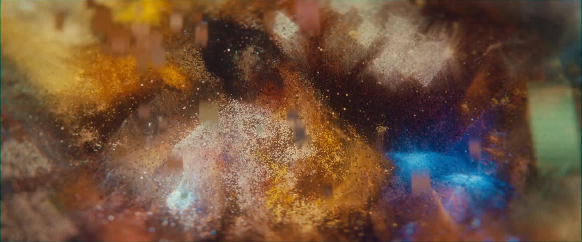 The digital art is breaking apart in pieces
