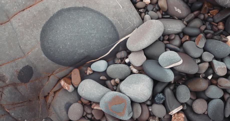 Rocks on the ground outside