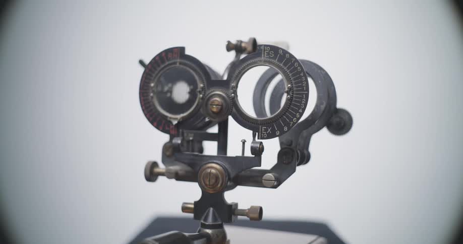 A piece of equipment is on display