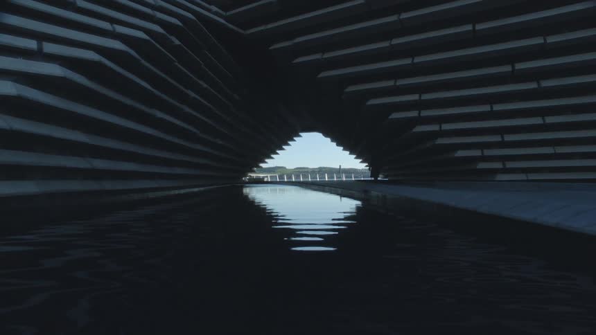 A view of architecture over water