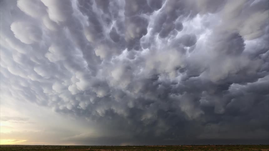 Clouds are moving fast and looks like a storm