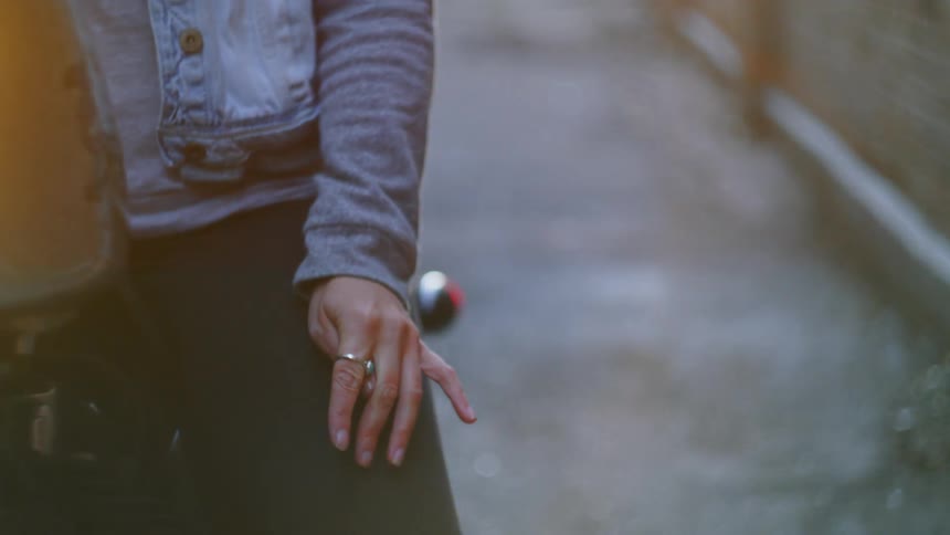 A view of a person with a ring on their finger