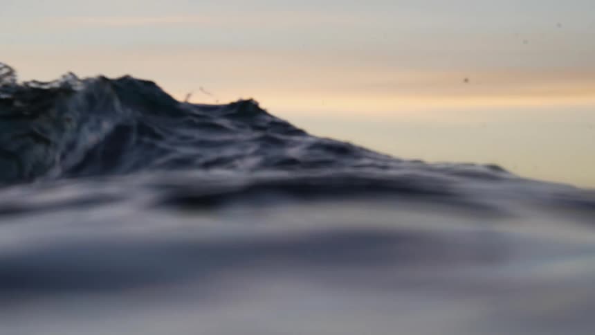 A view of a wave in the ocean