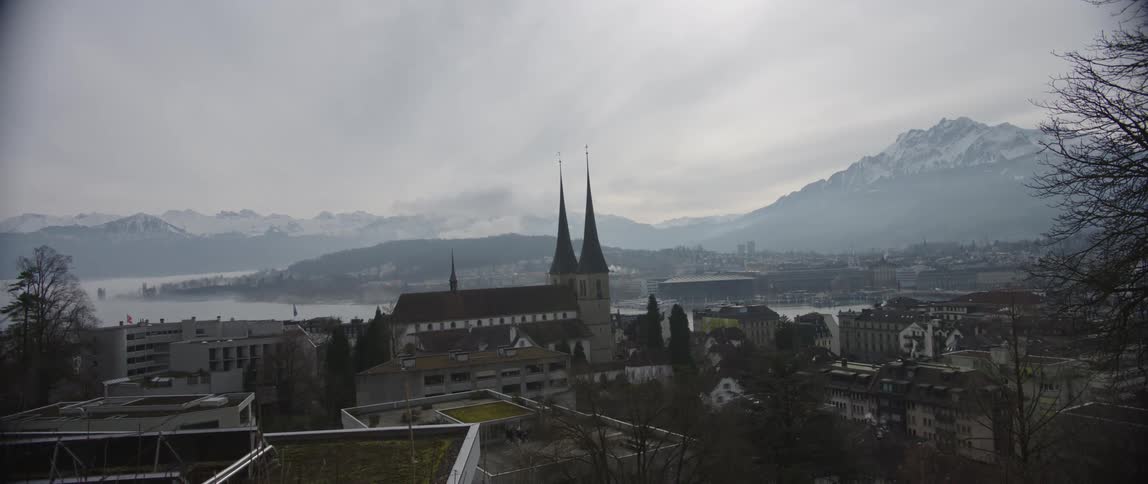 A view of a church outdoors