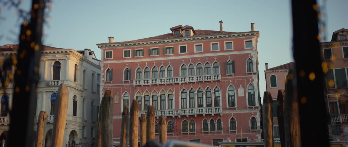 View of Palazzo Bembo from across the Grand Canal in Venice, Italy