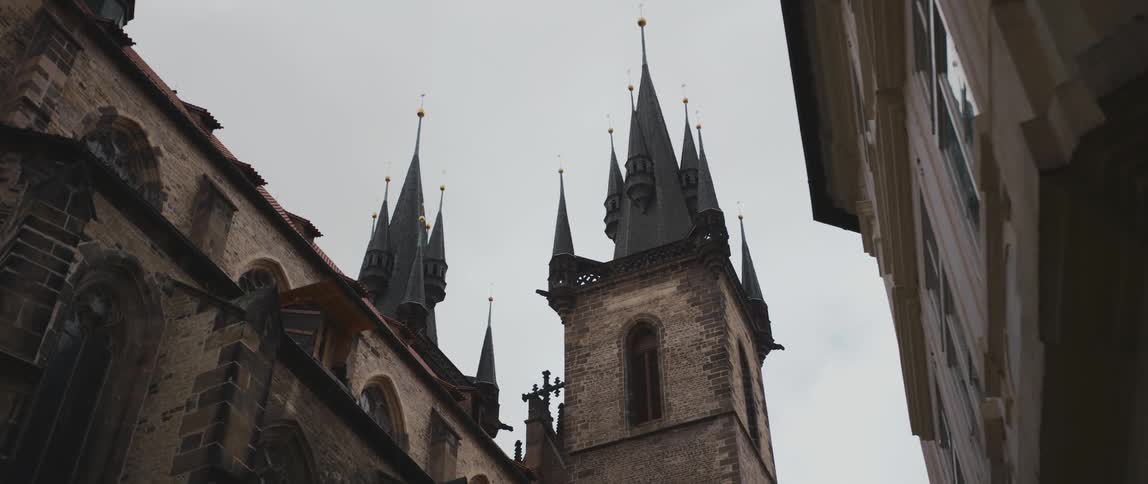The Church of Our Lady before Tyn in Old Town Square, Prague, Czech Republic