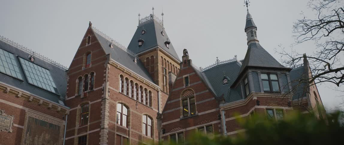 The Rijksmuseum of art and history in Amsterdam