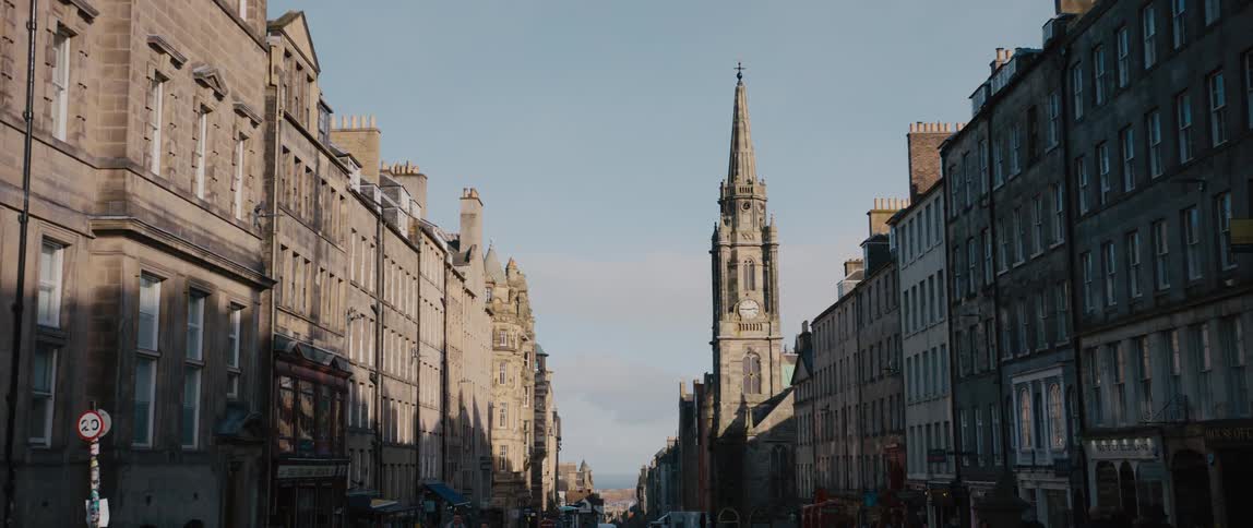 The former church landmark, Tron Kirk, along the Royal Mile in Edinburgh, Scotland, United Kingdom