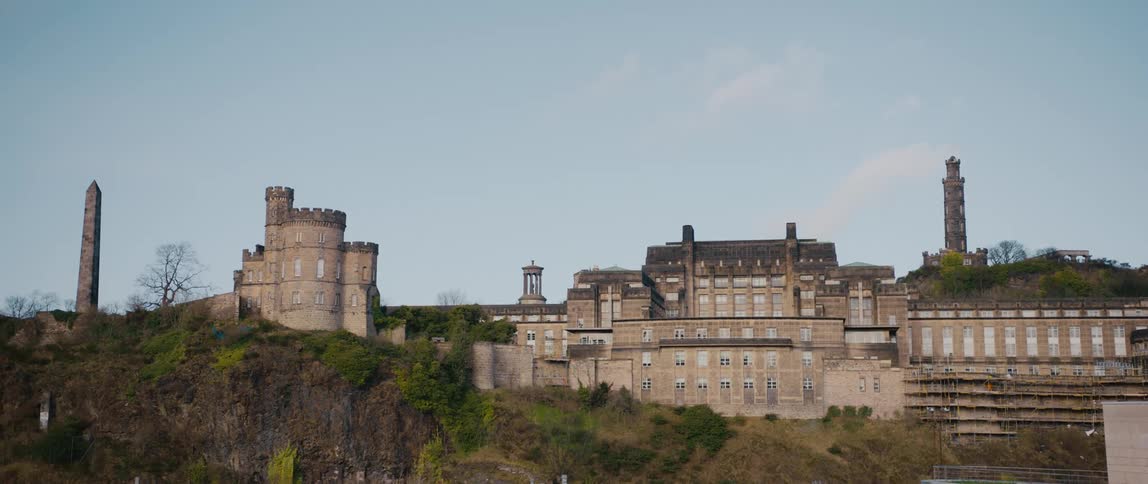 Edinburgh Castle on Castlehill in Scotland, United Kingdom
