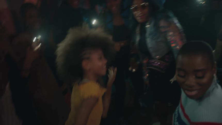 People are dancing at a party