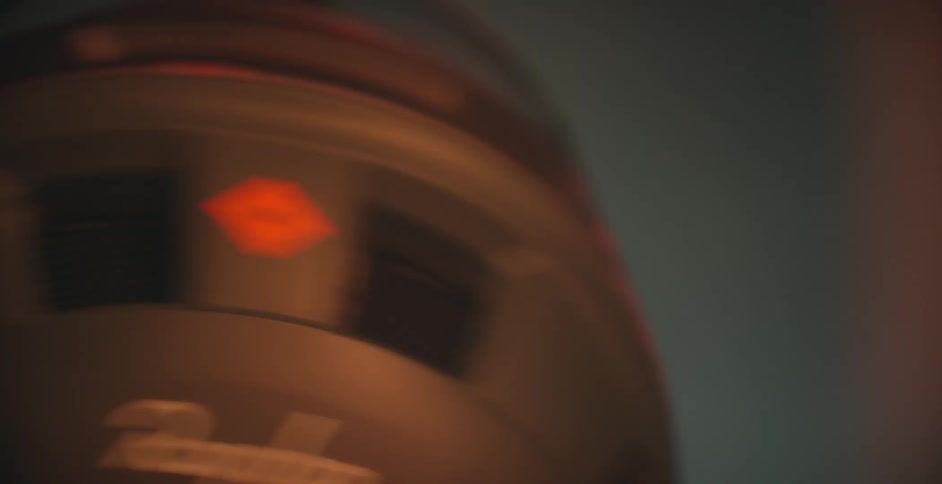 Abstract footage of a bicycle helmet spinning in circles