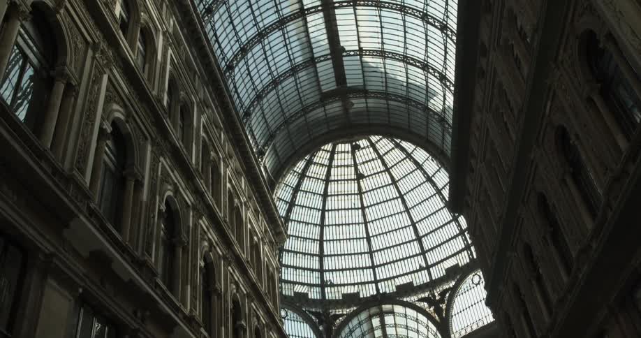 A view from the inside of a building