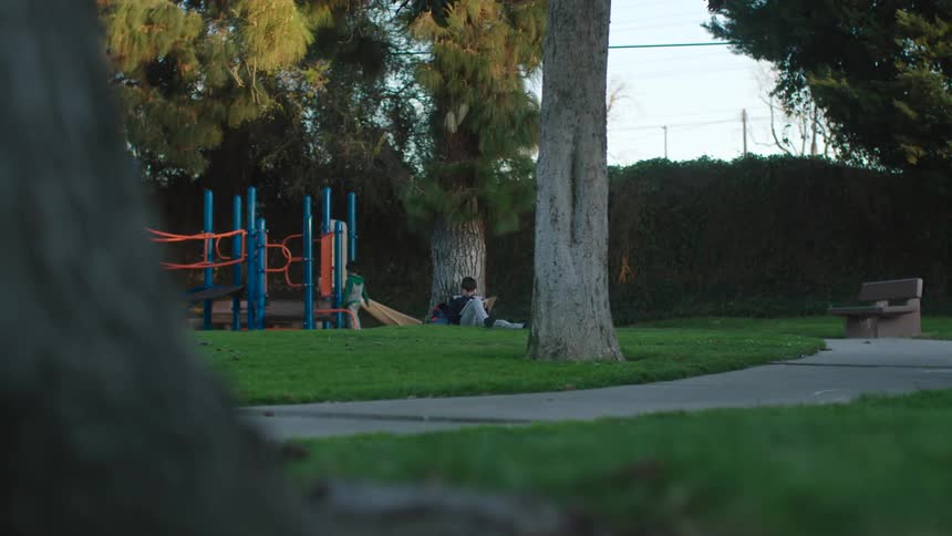 Children are playing in the playground