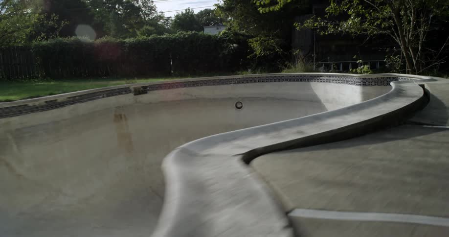 A person is skateboarding