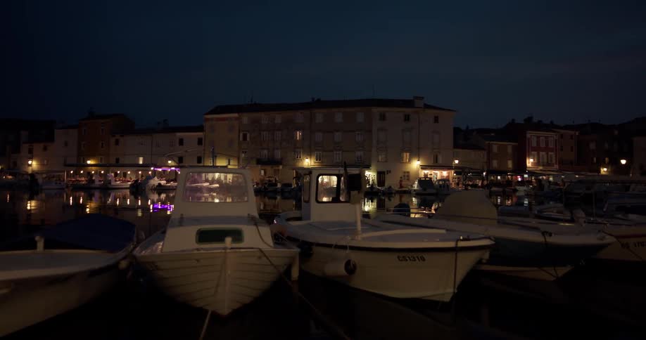 A view of a marina full of boats