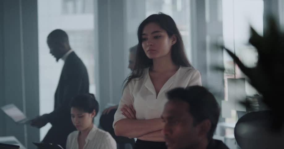 People are working in the office