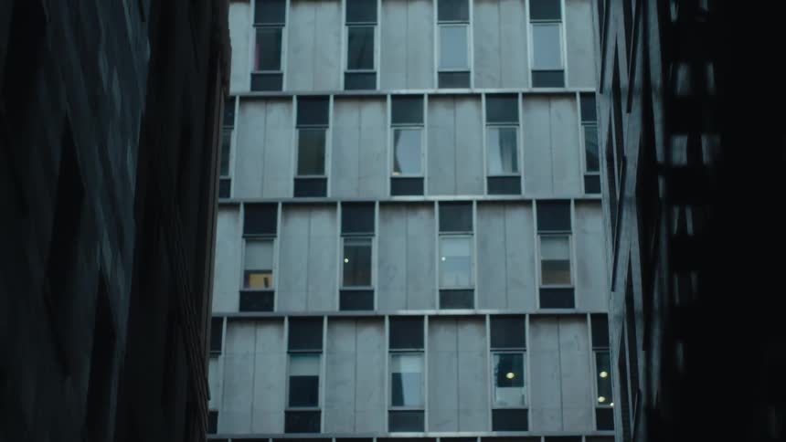 The exterior of a high rise apartment building