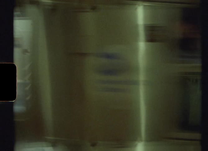 Subway train leaving with passangers