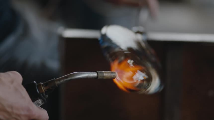 The art of glass blowing