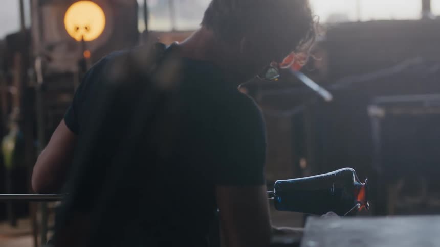 The art of glass blowing