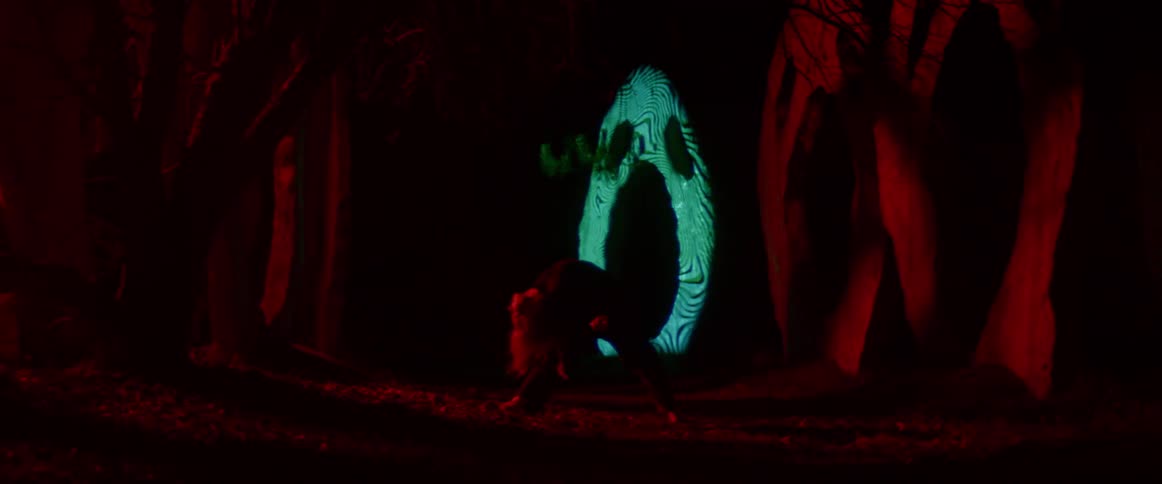 A view of a woman dancing
