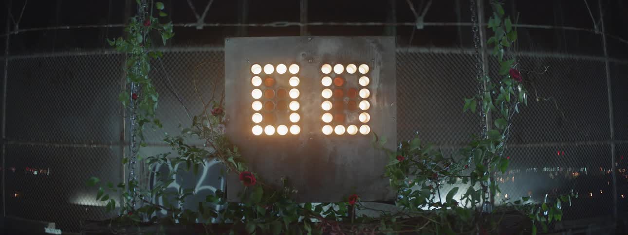 A shot clock is stopped at double zero
