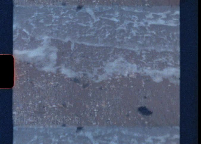 Ocean waves wash onto the beach