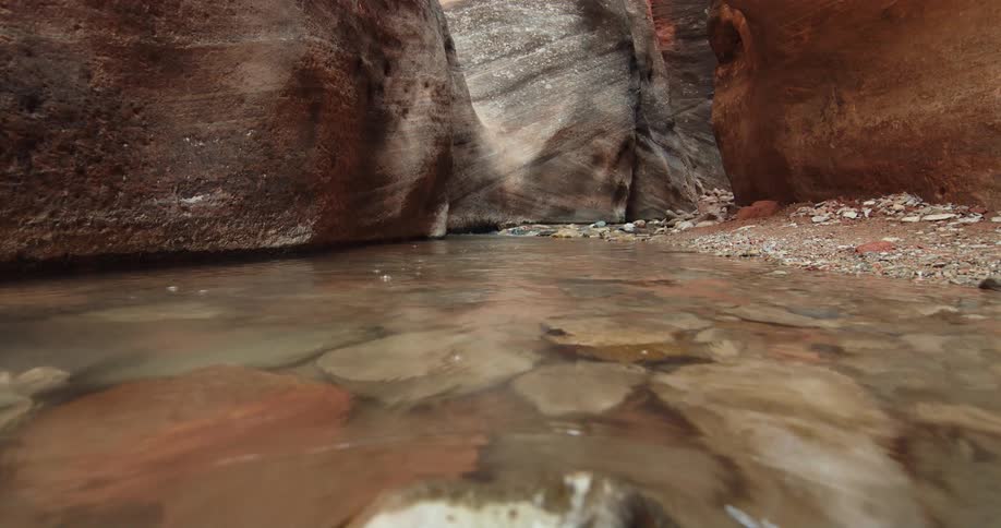A view of a river flowing