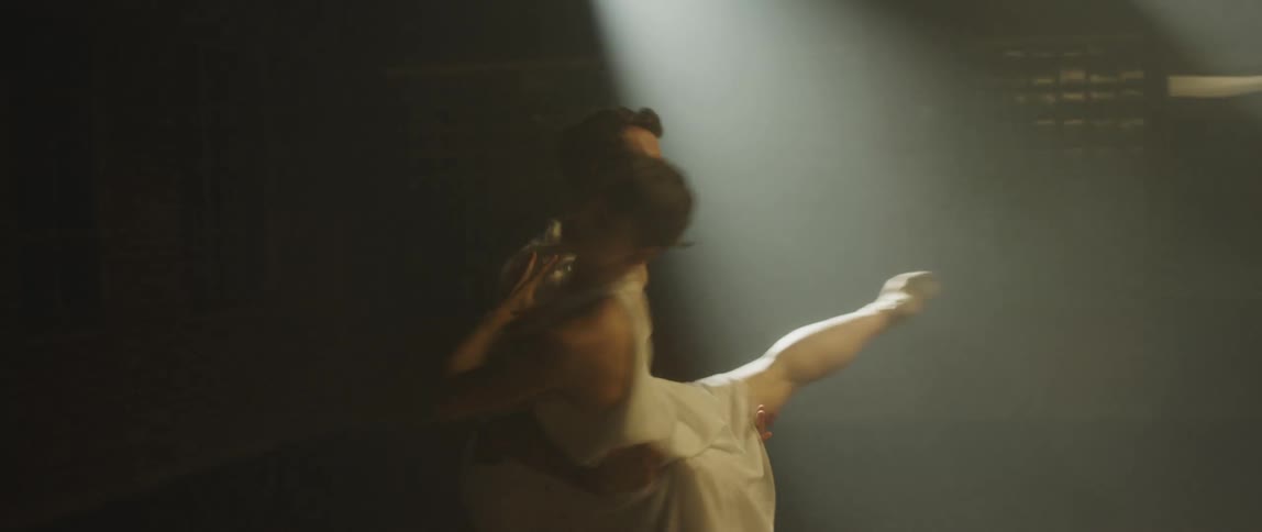A man and woman dancing together