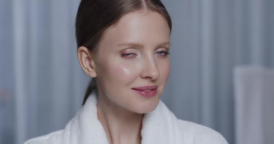 A portrait of a woman in a robe