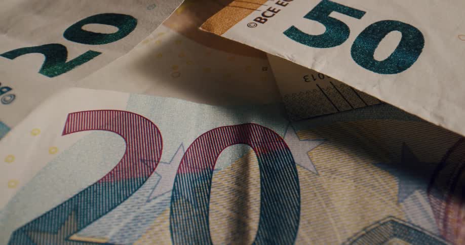 The money is covering the area
