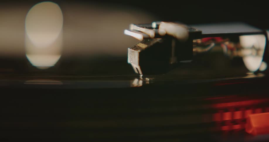 The record is spinning