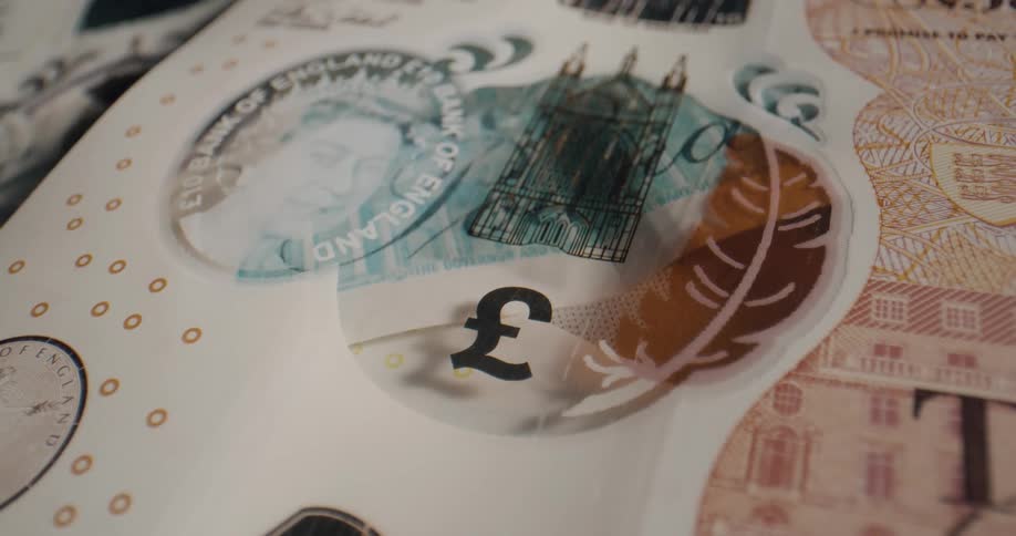 A view of money on a table