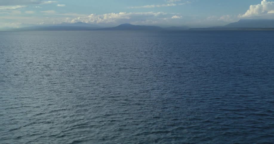 A view of the ocean water is displayed