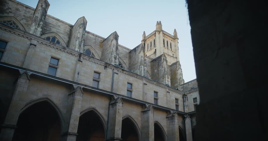 A view of a building outdoors