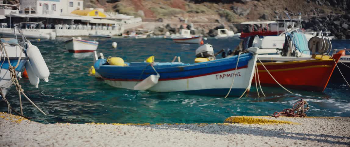 A view of boats out in the water